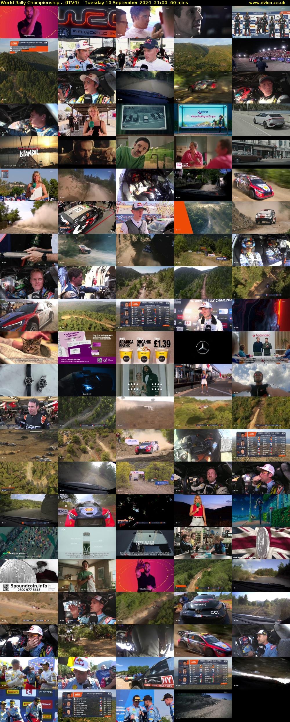 World Rally Championship... (ITV4) Tuesday 10 September 2024 21:00 - 22:00