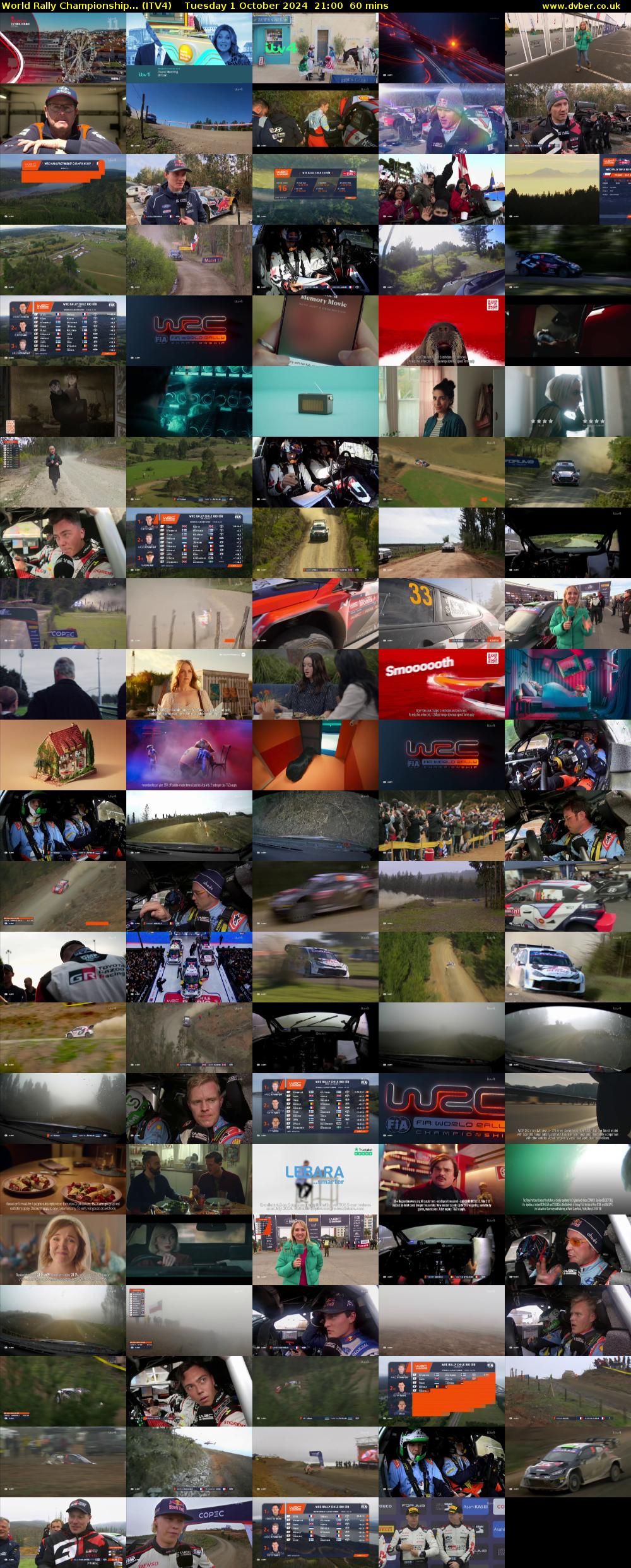 World Rally Championship... (ITV4) Tuesday 1 October 2024 21:00 - 22:00