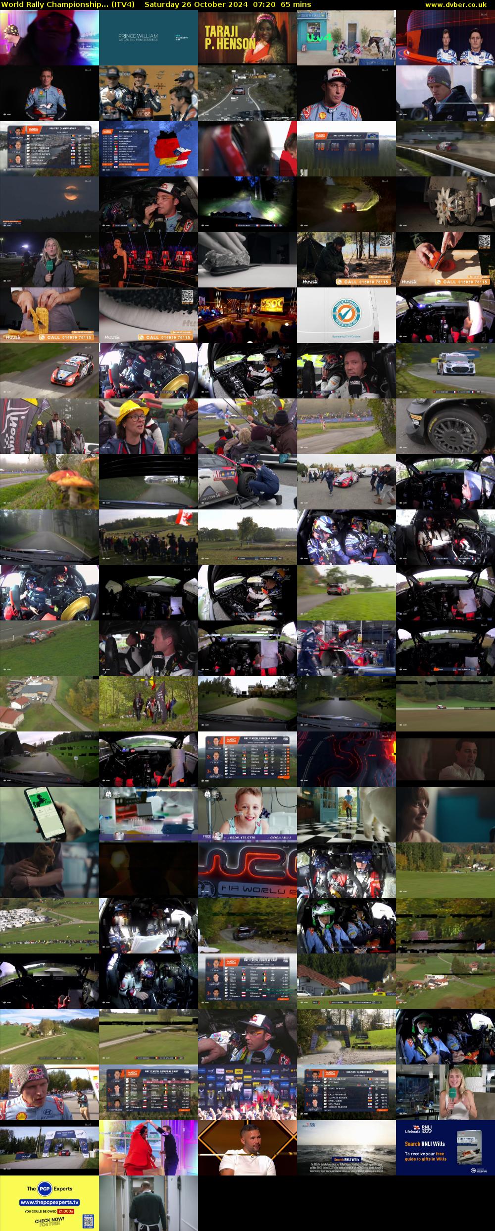 World Rally Championship... (ITV4) Saturday 26 October 2024 07:20 - 08:25