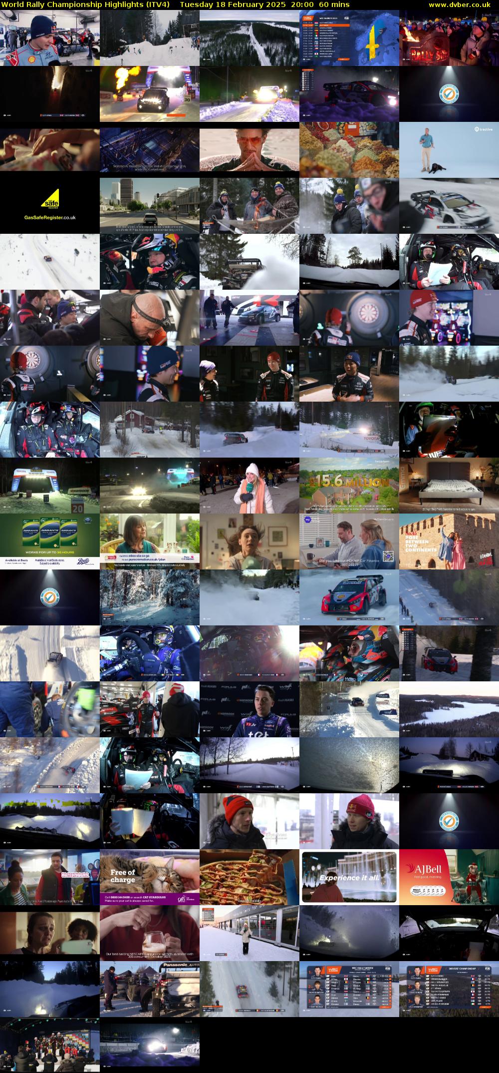 World Rally Championship Highlights (ITV4) Tuesday 18 February 2025 20:00 - 21:00