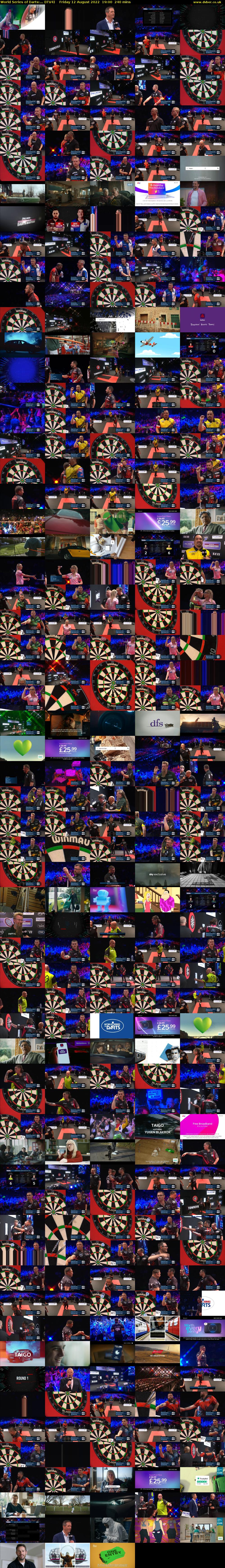 World Series of Darts:... (ITV4) Friday 12 August 2022 19:00 - 23:00