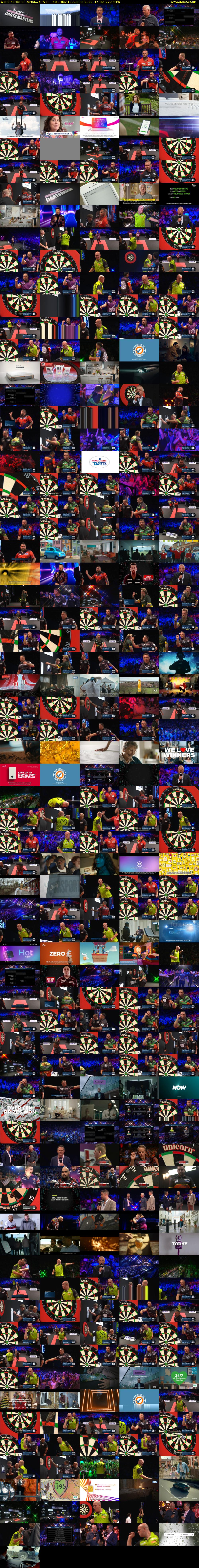 World Series of Darts:... (ITV4) Saturday 13 August 2022 16:30 - 21:00
