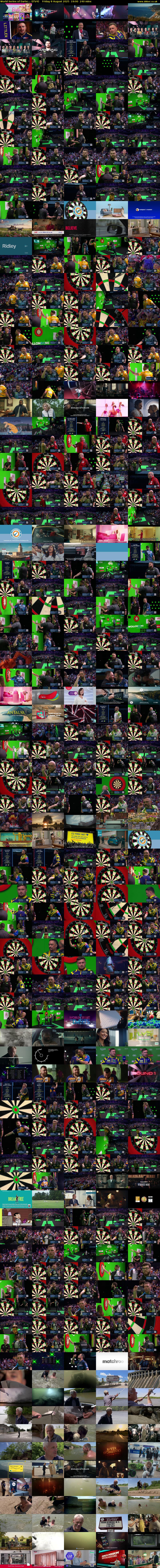 World Series of Darts:... (ITV4) Friday 8 August 2025 19:00 - 23:00