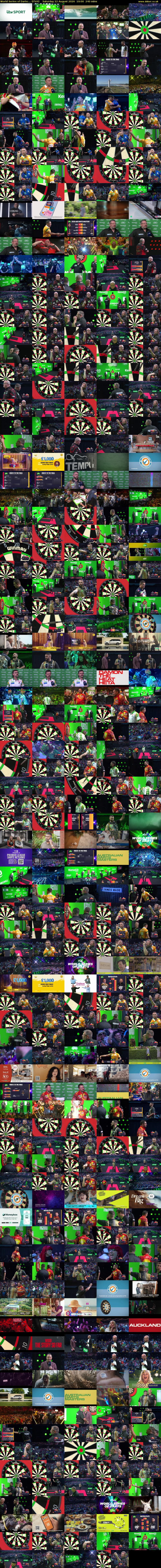 World Series of Darts:... (ITV4) Saturday 22 August 2026 10:00 - 14:00