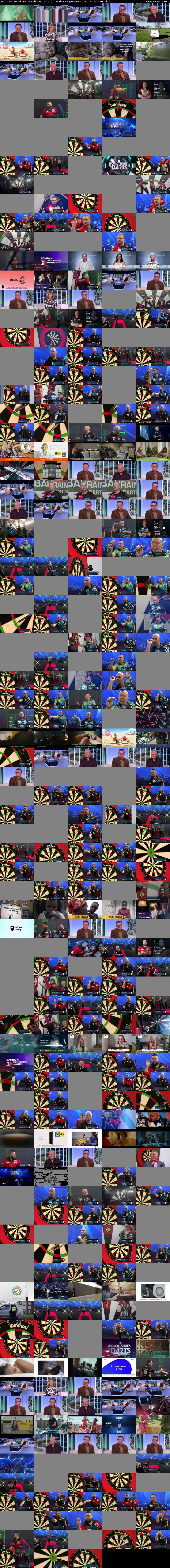 World Series of Darts: Bahrain... (ITV4) Friday 13 January 2023 16:00 - 20:00
