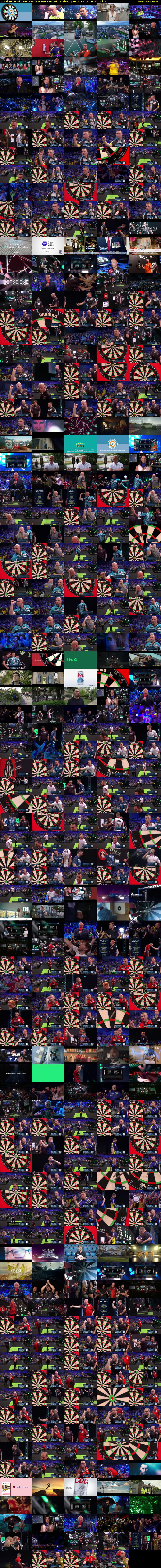 World Series of Darts: Nordic Masters (ITV4) Friday 6 June 2025 18:00 - 22:00