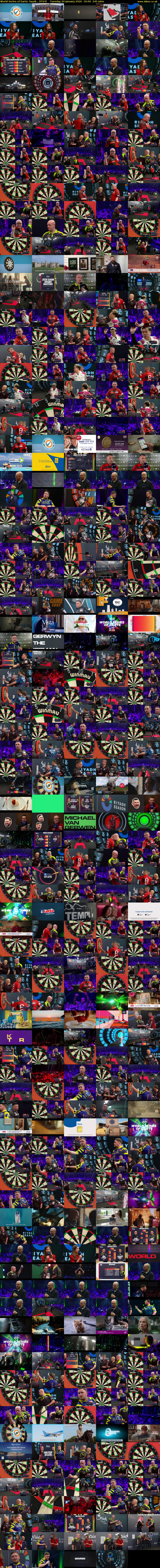 World Series of Darts: Saudi... (ITV4) Tuesday 20 January 2026 16:00 - 20:00