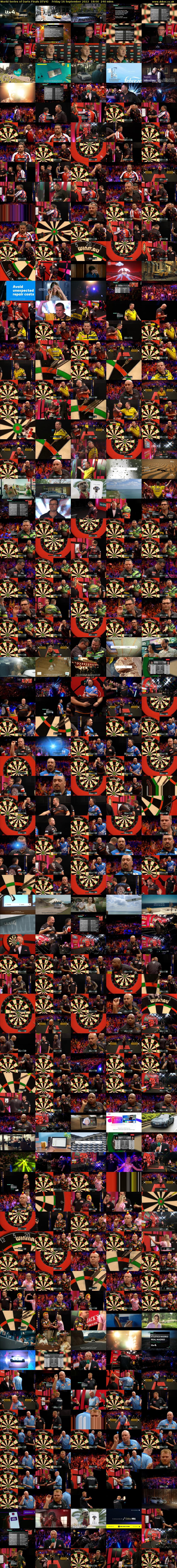 World Series of Darts Finals (ITV4) Friday 16 September 2022 18:00 - 22:00
