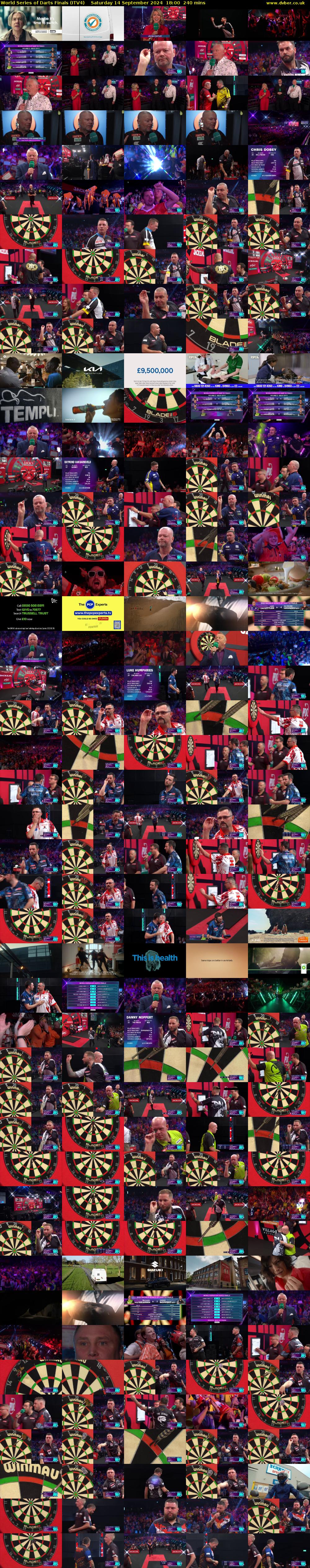 World Series of Darts Finals (ITV4) Saturday 14 September 2024 18:00 - 22:00