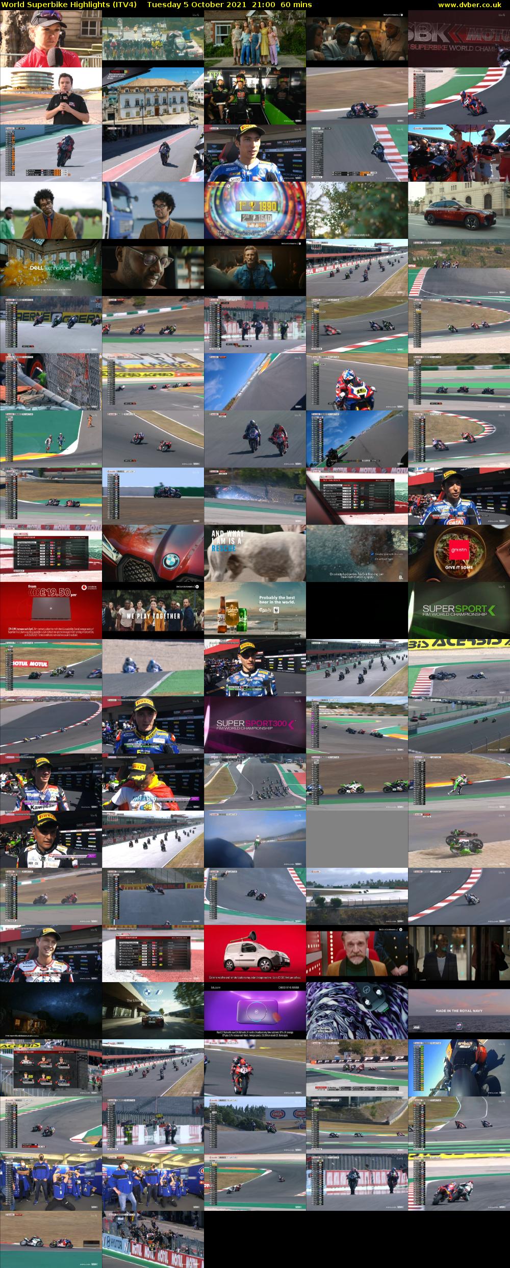 World Superbike Highlights (ITV4) Tuesday 5 October 2021 21:00 - 22:00