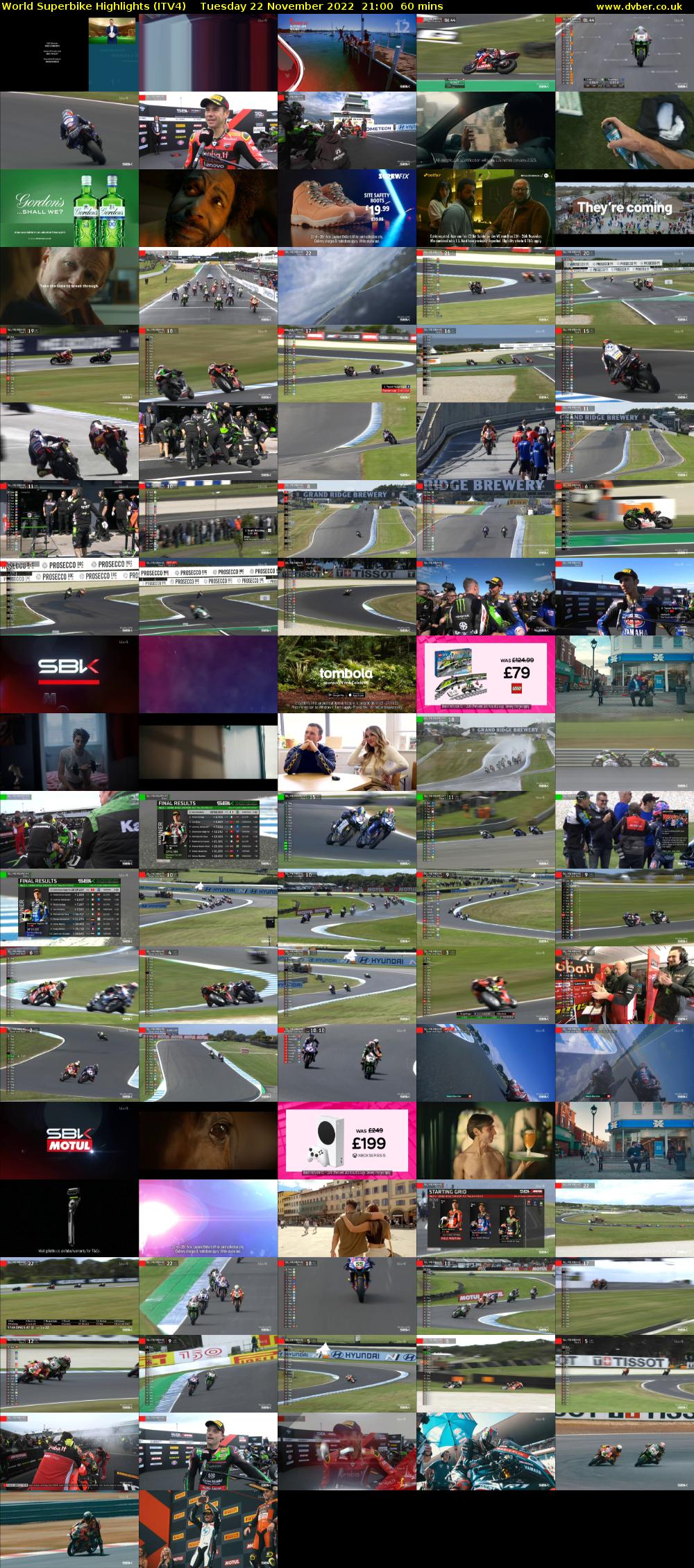 World Superbike Highlights (ITV4) Tuesday 22 November 2022 21:00 - 22:00