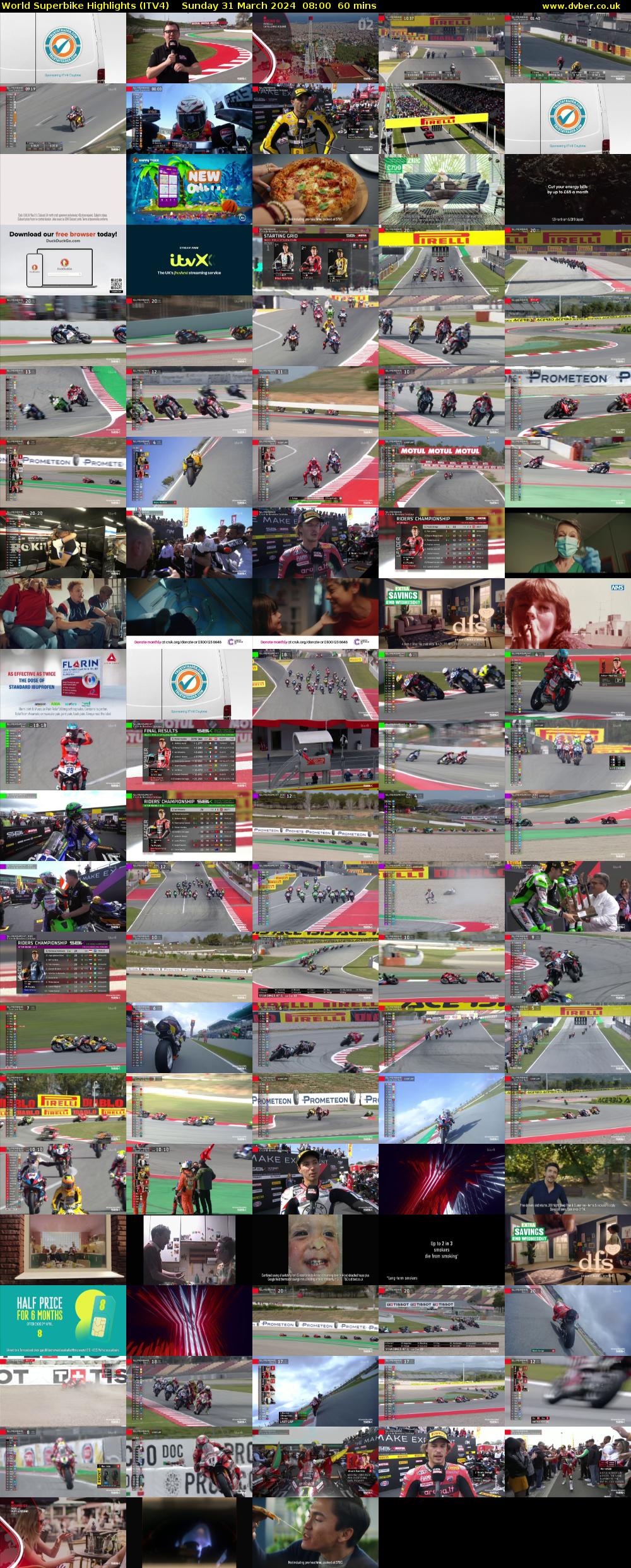 World Superbike Highlights (ITV4) Sunday 31 March 2024 08:00 - 09:00