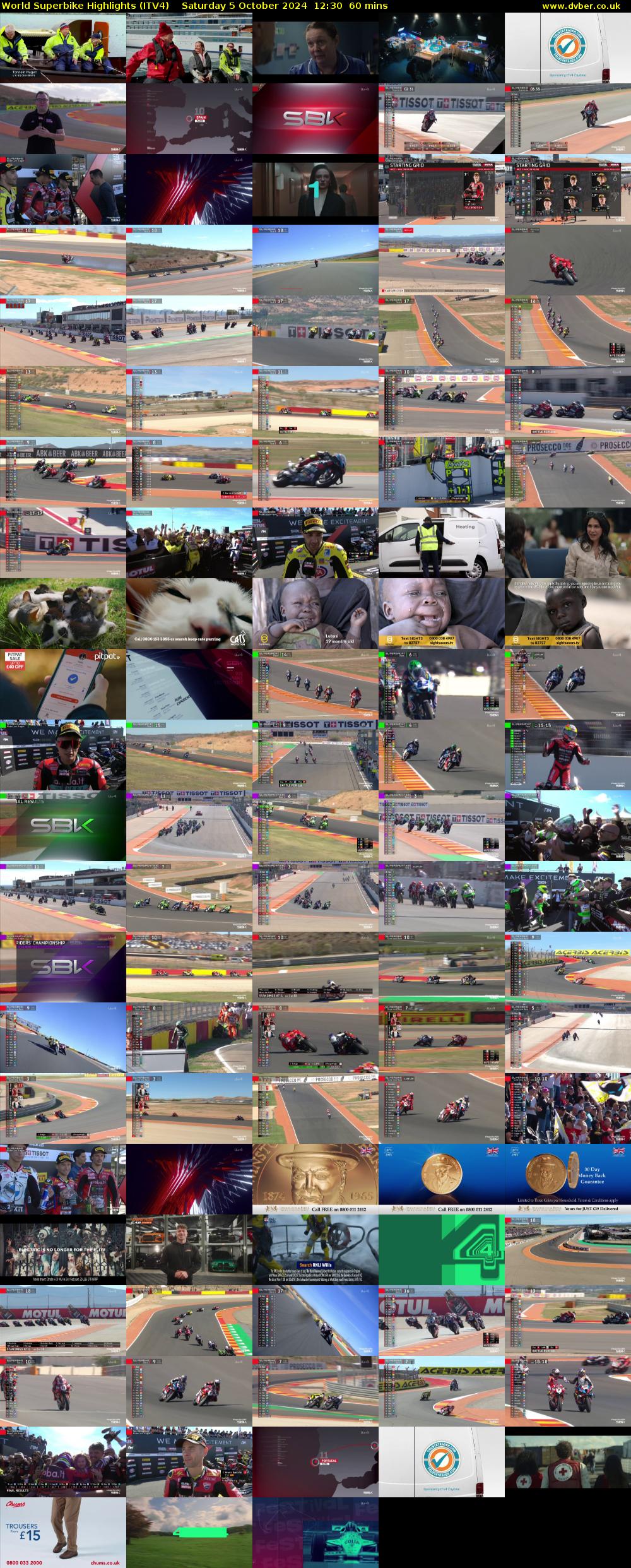 World Superbike Highlights (ITV4) Saturday 5 October 2024 12:30 - 13:30