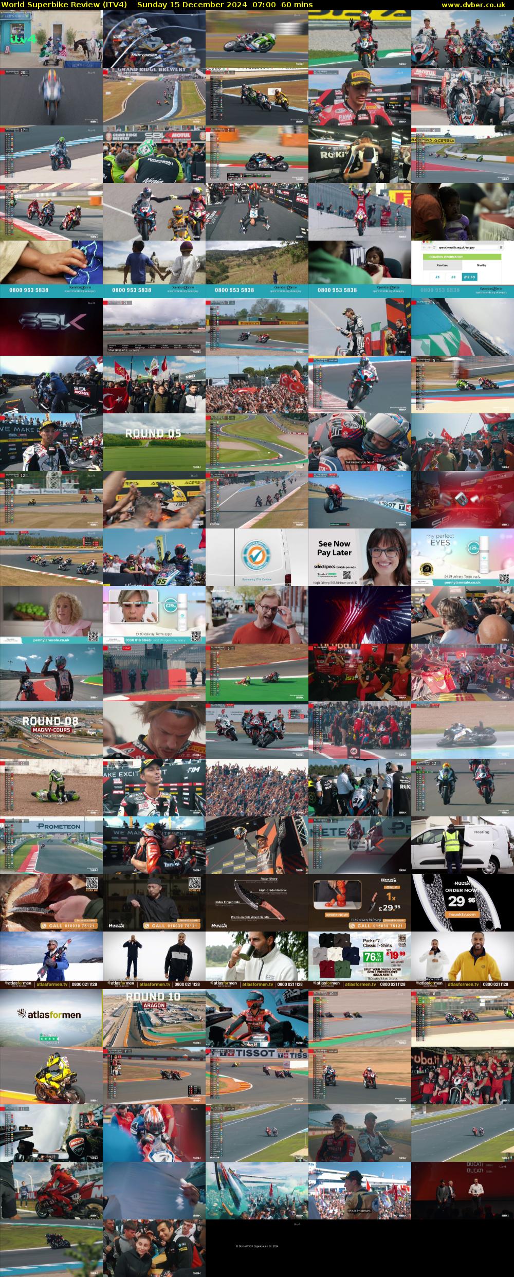 World Superbike Review (ITV4) Sunday 15 December 2024 07:00 - 08:00