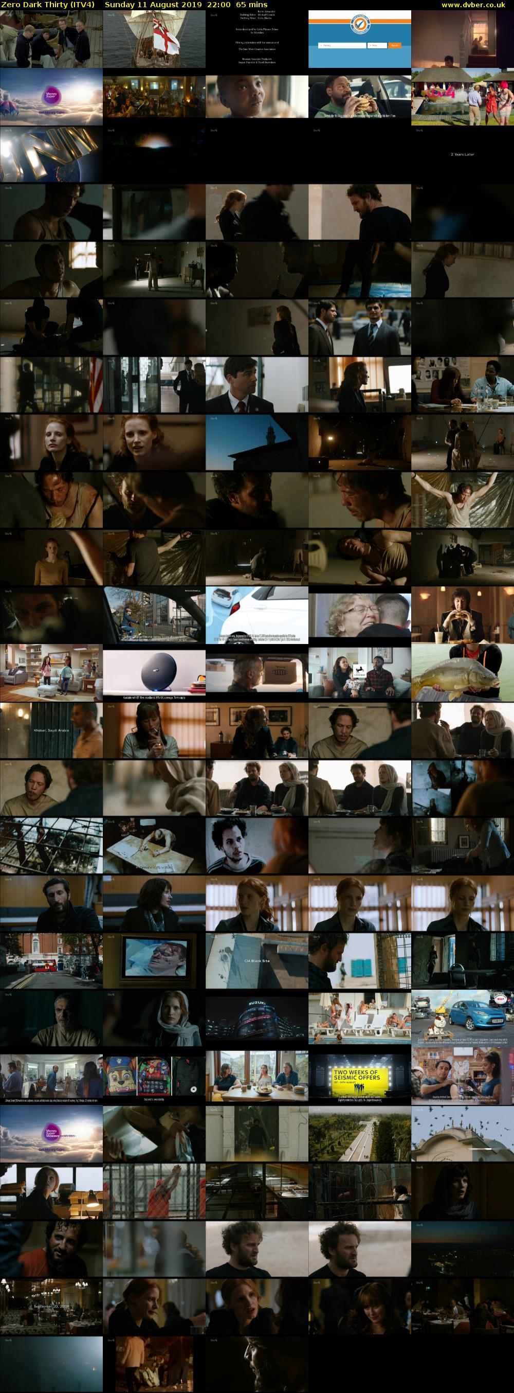 Zero Dark Thirty (ITV4) Sunday 11 August 2019 22:00 - 23:05