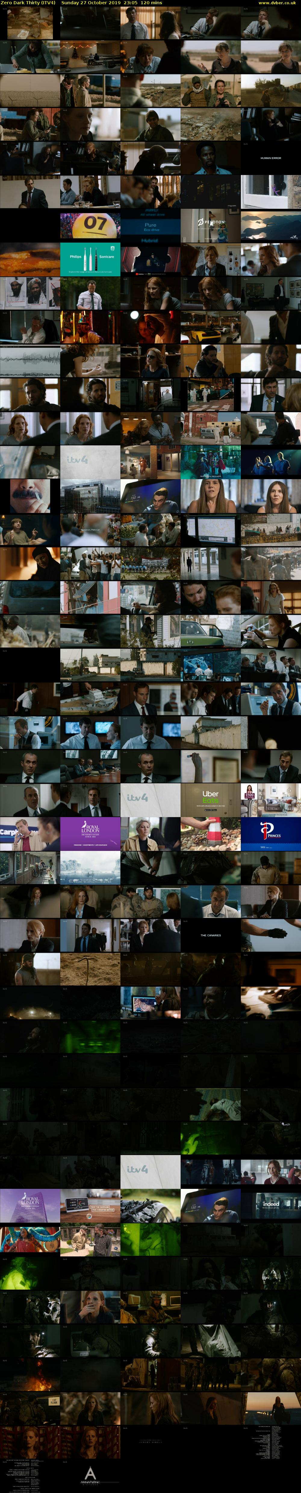 Zero Dark Thirty (ITV4) Sunday 27 October 2019 23:05 - 01:05