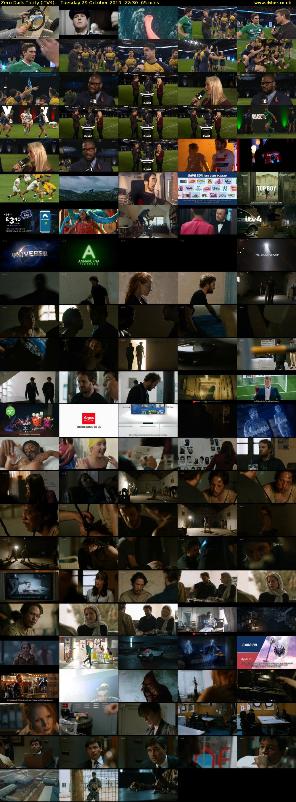 Zero Dark Thirty (ITV4) Tuesday 29 October 2019 22:30 - 23:35