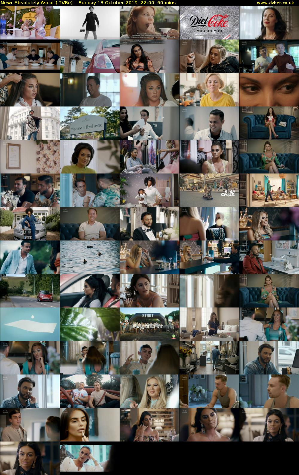 Absolutely Ascot (ITVBe) Sunday 13 October 2019 22:00 - 23:00