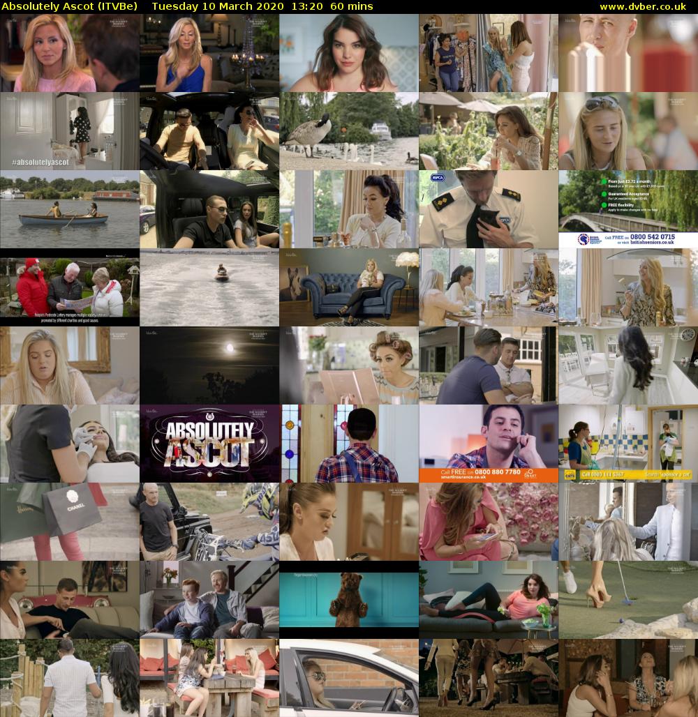Absolutely Ascot (ITVBe) Tuesday 10 March 2020 13:20 - 14:20