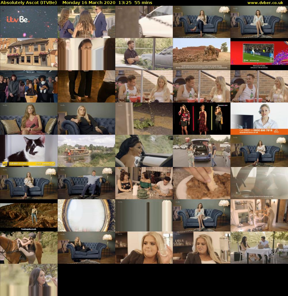 Absolutely Ascot (ITVBe) Monday 16 March 2020 13:25 - 14:20