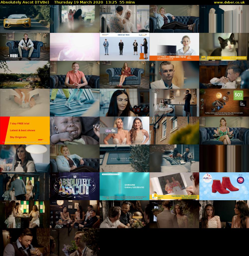 Absolutely Ascot (ITVBe) Thursday 19 March 2020 13:25 - 14:20