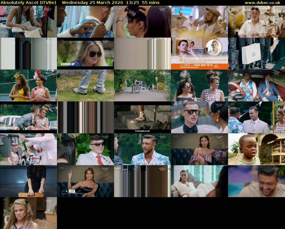 Absolutely Ascot (ITVBe) Wednesday 25 March 2020 13:25 - 14:20