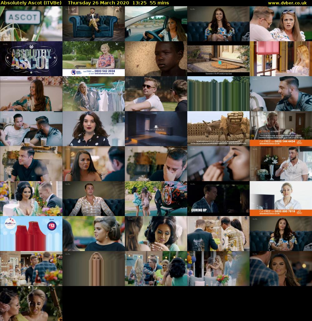 Absolutely Ascot (ITVBe) Thursday 26 March 2020 13:25 - 14:20