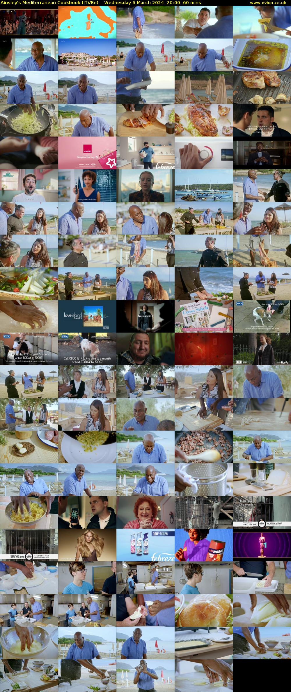 Ainsley's Mediterranean Cookbook (ITVBe) Wednesday 6 March 2024 20:00 - 21:00