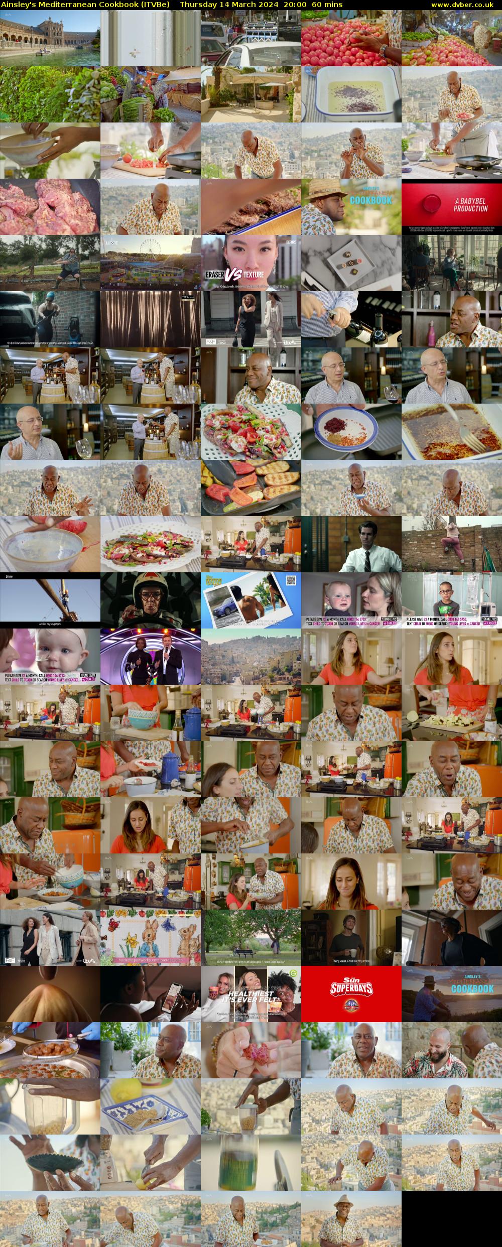 Ainsley's Mediterranean Cookbook (ITVBe) Thursday 14 March 2024 20:00 - 21:00