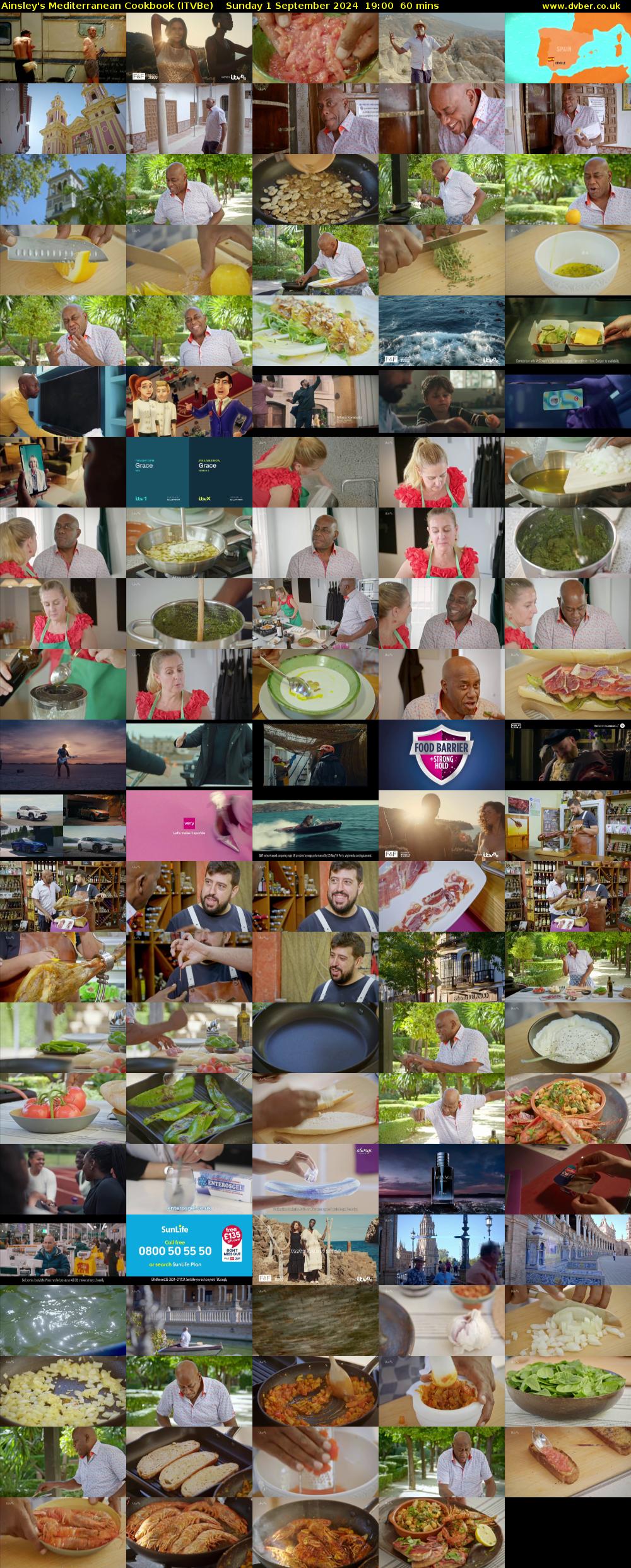 Ainsley's Mediterranean Cookbook (ITVBe) Sunday 1 September 2024 19:00 - 20:00