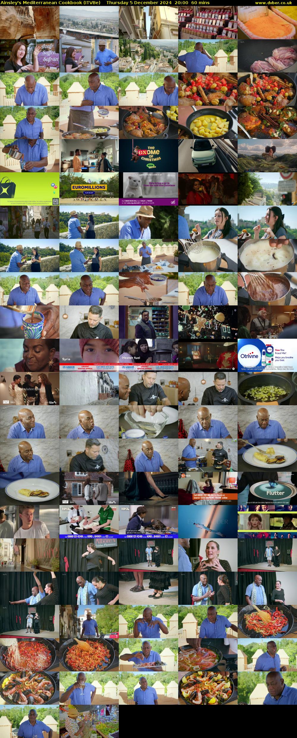 Ainsley's Mediterranean Cookbook (ITVBe) Thursday 5 December 2024 20:00 - 21:00