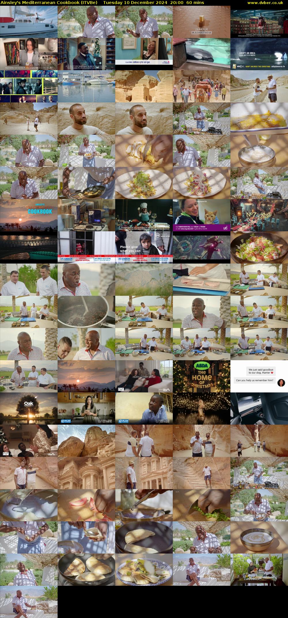 Ainsley's Mediterranean Cookbook (ITVBe) Tuesday 10 December 2024 20:00 - 21:00