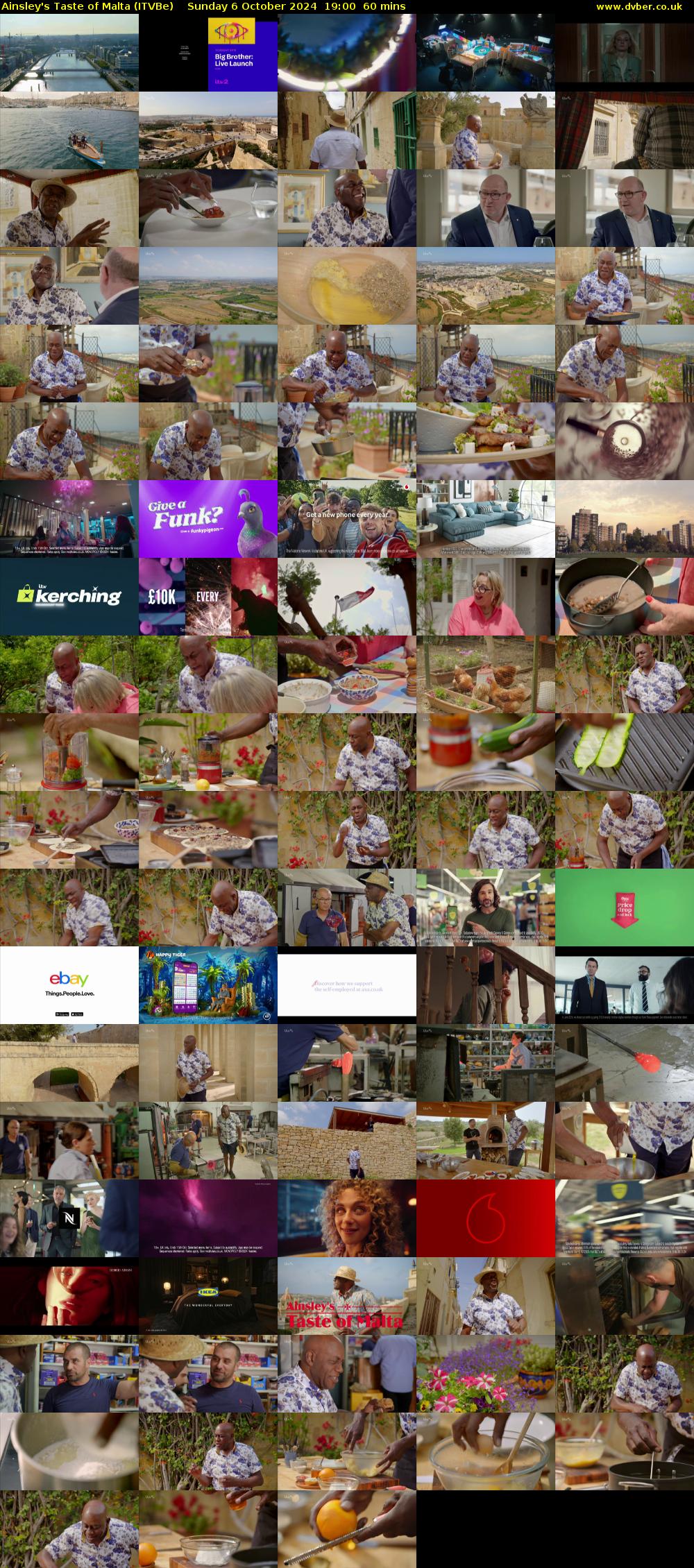 Ainsley's Taste of Malta (ITVBe) Sunday 6 October 2024 19:00 - 20:00