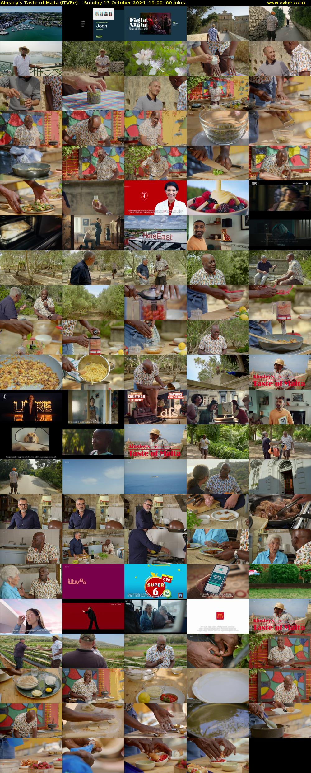 Ainsley's Taste of Malta (ITVBe) Sunday 13 October 2024 19:00 - 20:00