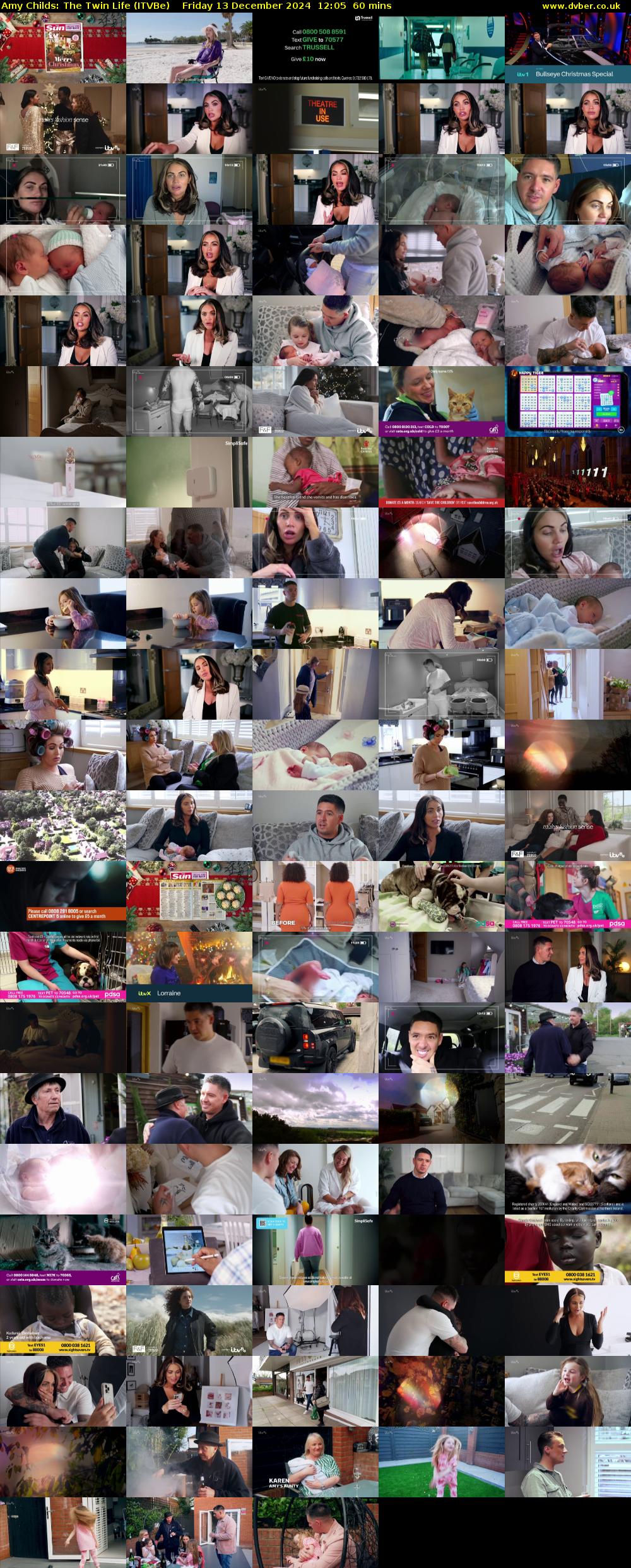Amy Childs: The Twin Life (ITVBe) Friday 13 December 2024 12:05 - 13:05