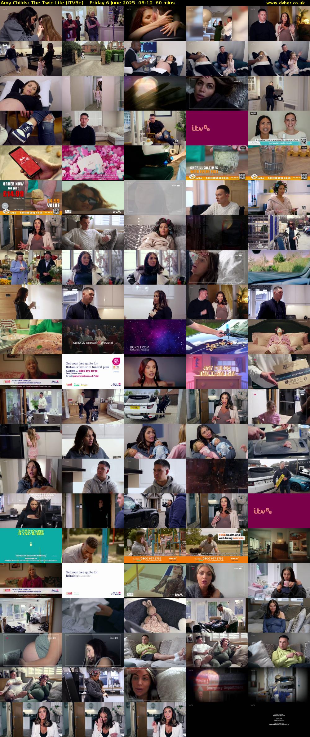Amy Childs: The Twin Life (ITVBe) Friday 6 June 2025 08:10 - 09:10
