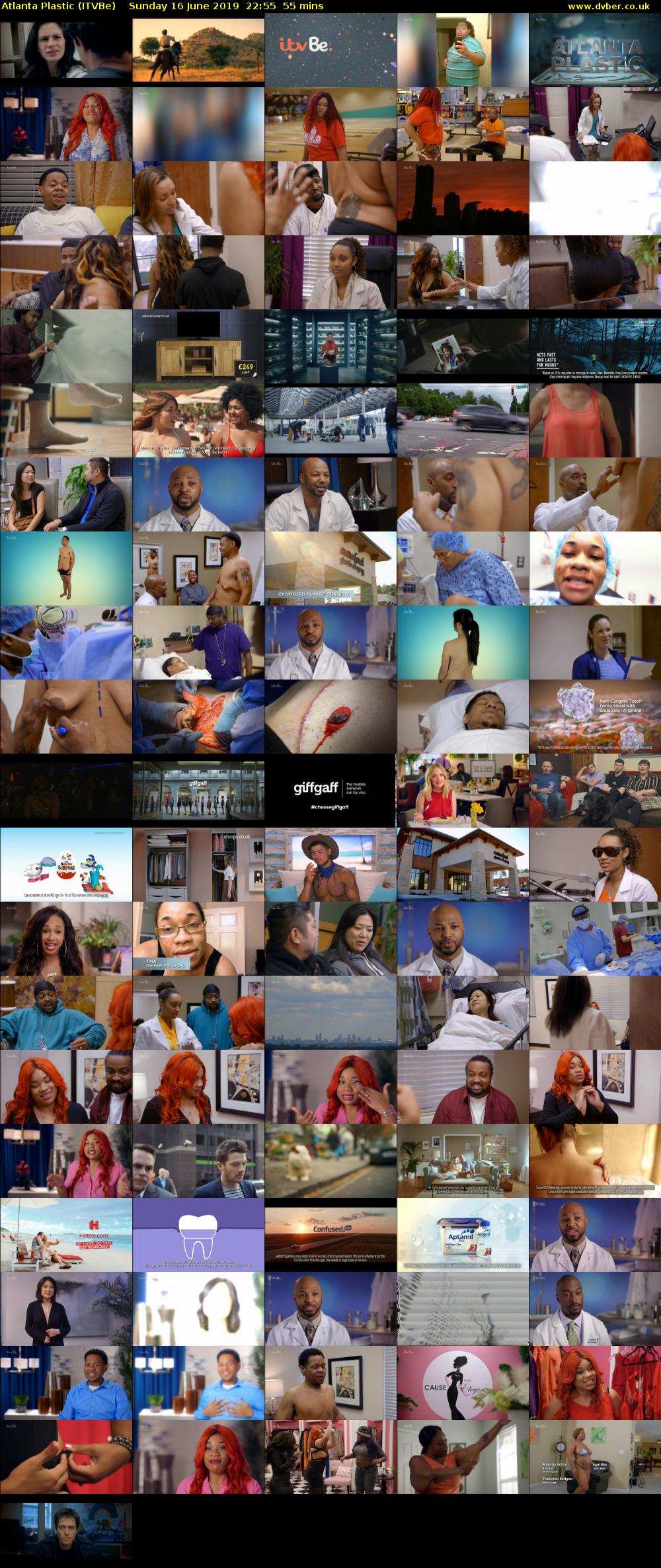 Atlanta Plastic (ITVBe) Sunday 16 June 2019 22:55 - 23:50