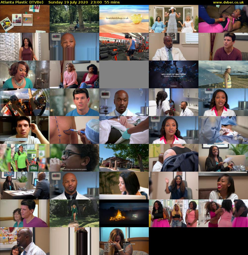 Atlanta Plastic (ITVBe) Sunday 19 July 2020 23:00 - 23:55