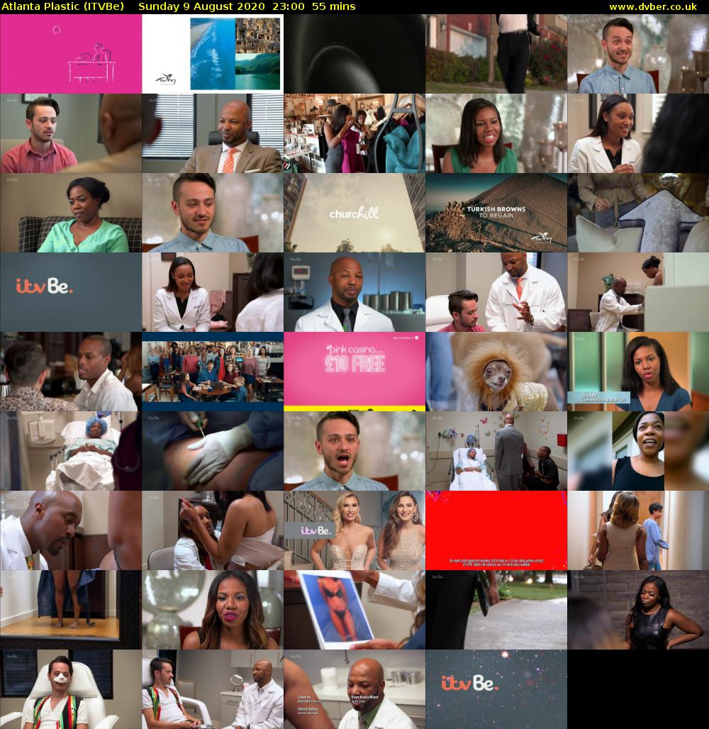 Atlanta Plastic (ITVBe) Sunday 9 August 2020 23:00 - 23:55