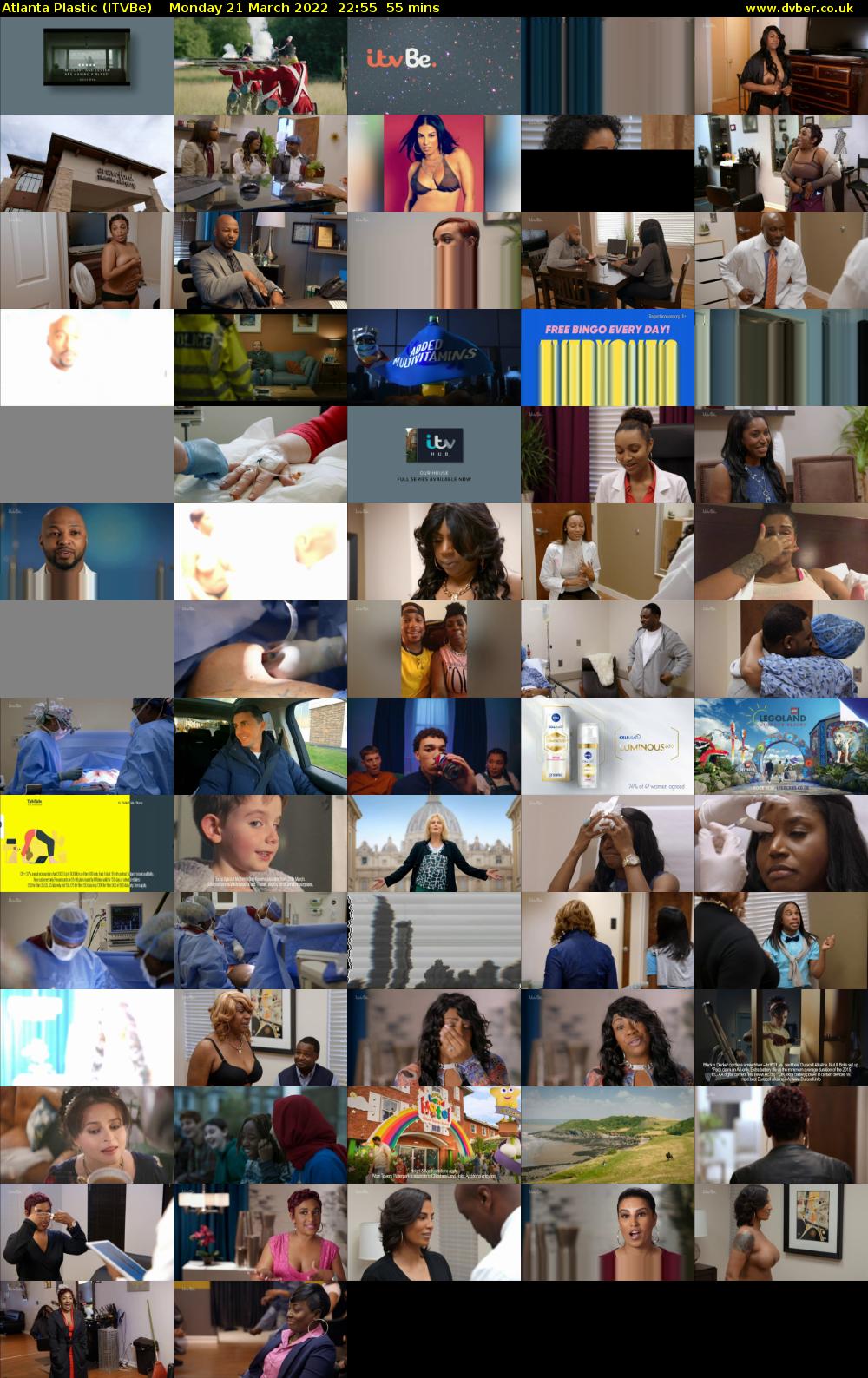 Atlanta Plastic (ITVBe) Monday 21 March 2022 22:55 - 23:50
