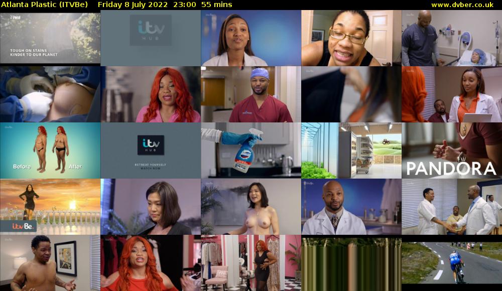 Atlanta Plastic (ITVBe) Friday 8 July 2022 23:00 - 23:55