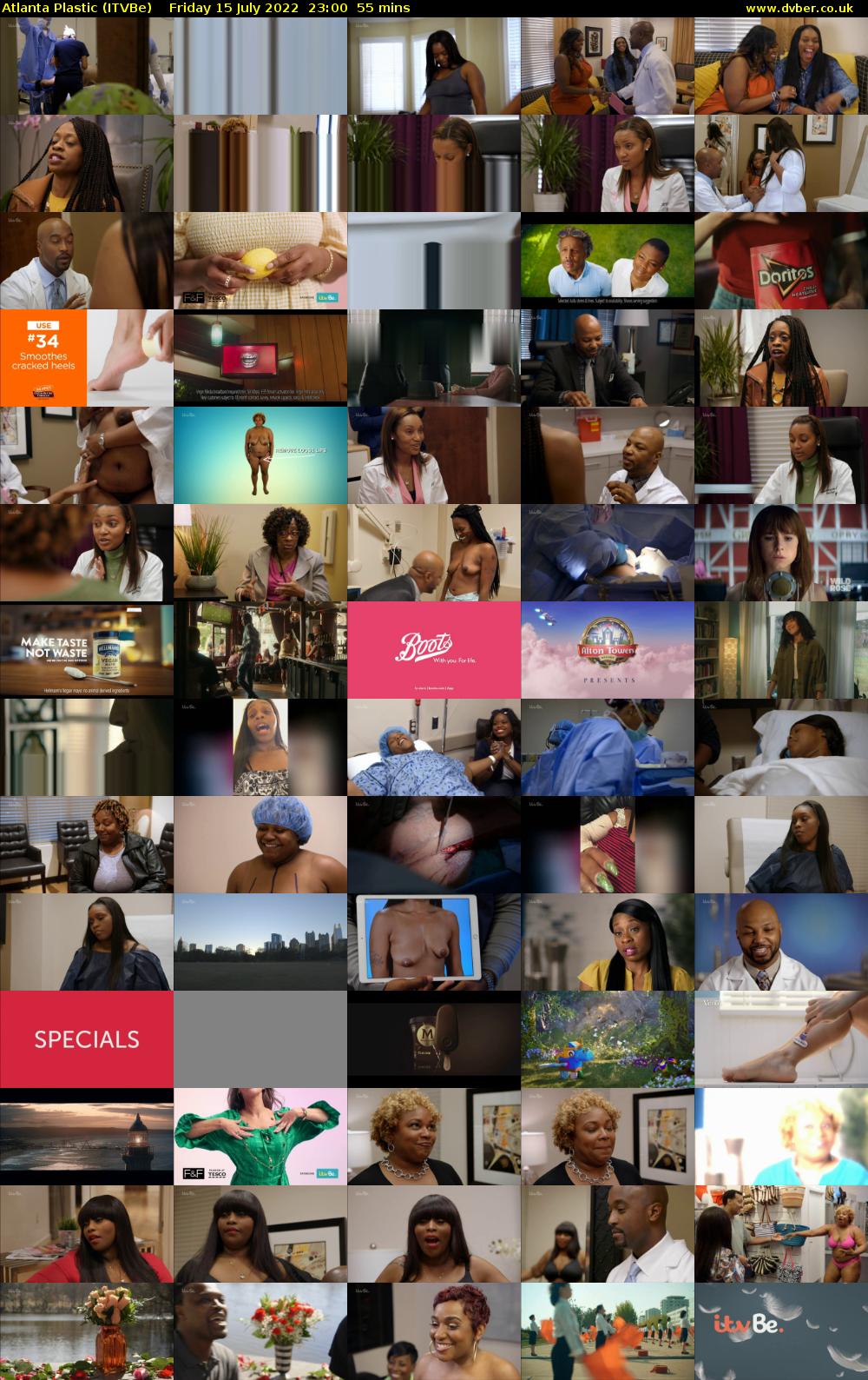 Atlanta Plastic (ITVBe) Friday 15 July 2022 23:00 - 23:55