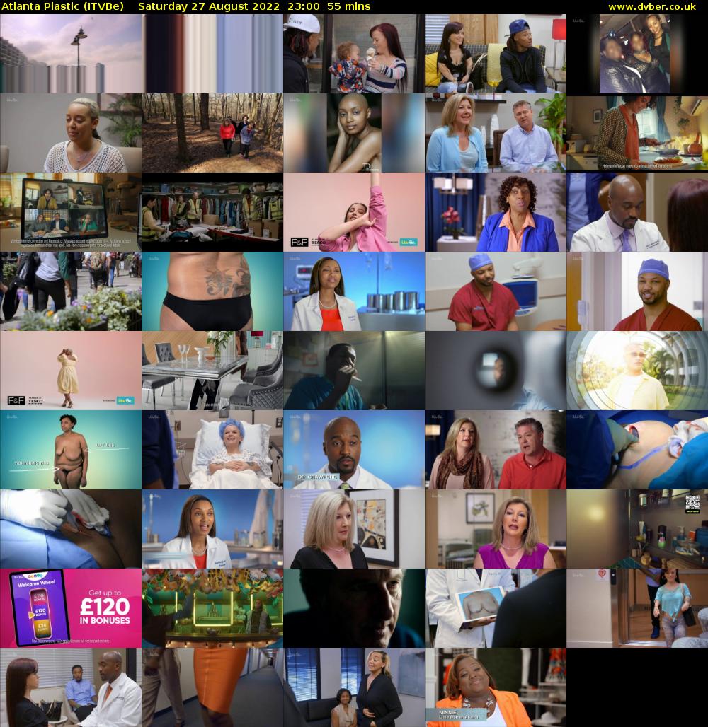 Atlanta Plastic (ITVBe) Saturday 27 August 2022 23:00 - 23:55