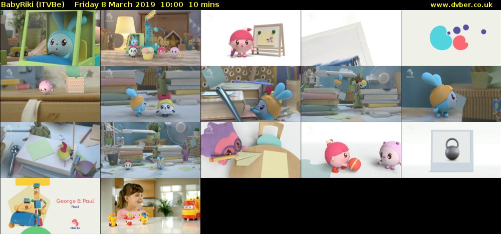 BabyRiki (ITVBe) Friday 8 March 2019 10:00 - 10:10