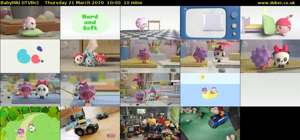 BabyRiki (ITVBe) Thursday 21 March 2019 10:00 - 10:10