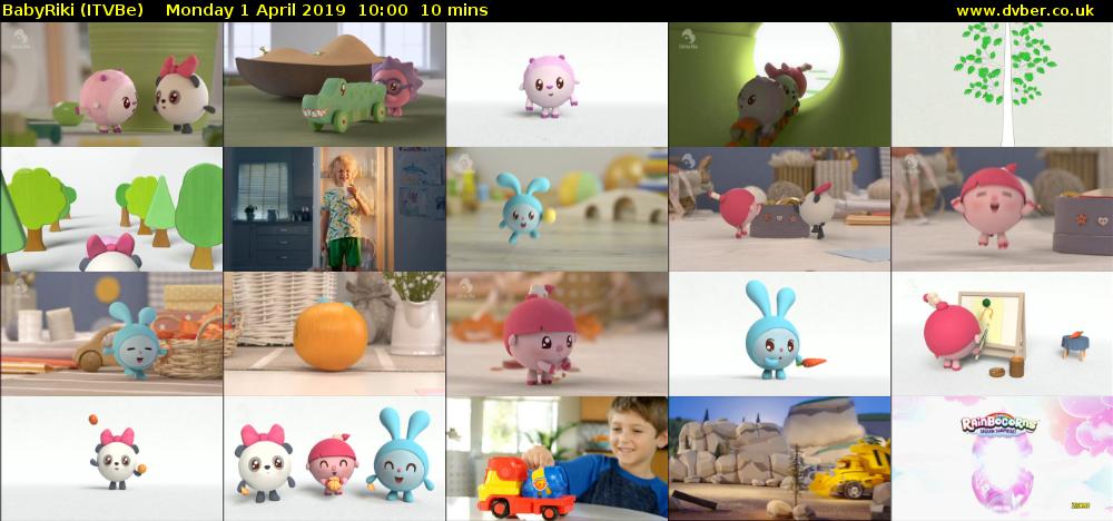 BabyRiki (ITVBe) Monday 1 April 2019 10:00 - 10:10