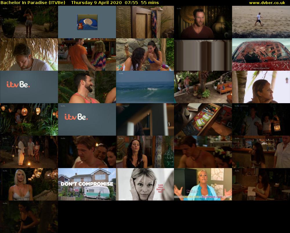 Bachelor in Paradise (ITVBe) Thursday 9 April 2020 07:55 - 08:50