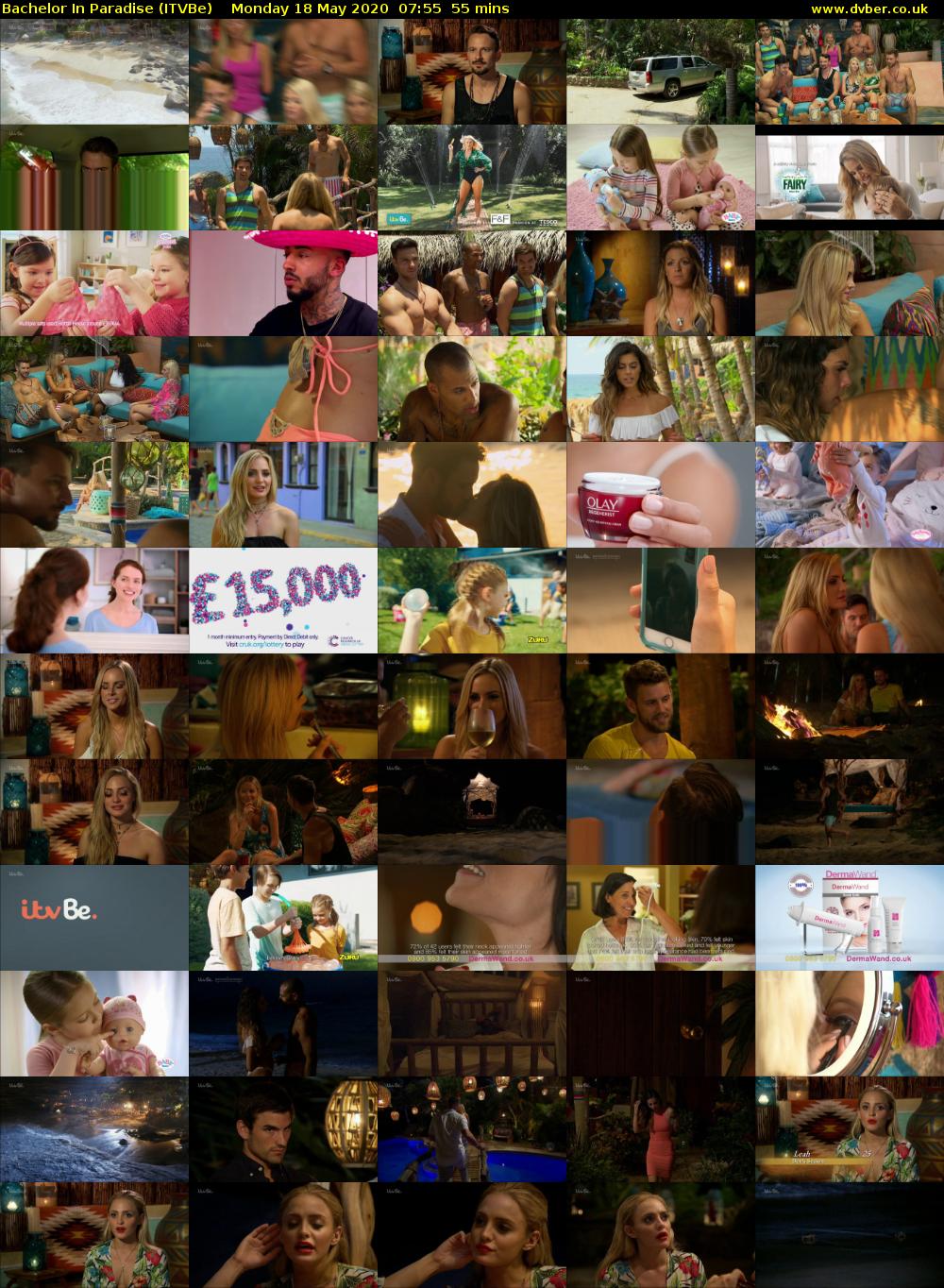 Bachelor in Paradise (ITVBe) Monday 18 May 2020 07:55 - 08:50