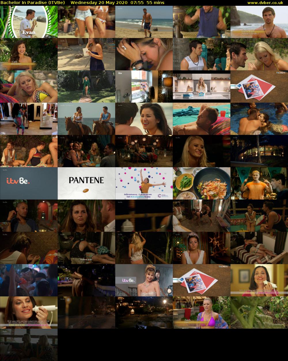 Bachelor in Paradise (ITVBe) Wednesday 20 May 2020 07:55 - 08:50