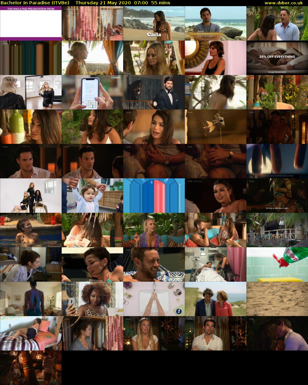 Bachelor in Paradise (ITVBe) Thursday 21 May 2020 07:00 - 07:55